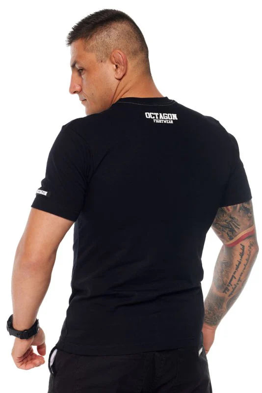 The OCTAGON brand presents: T-shirt FW Straight black/white