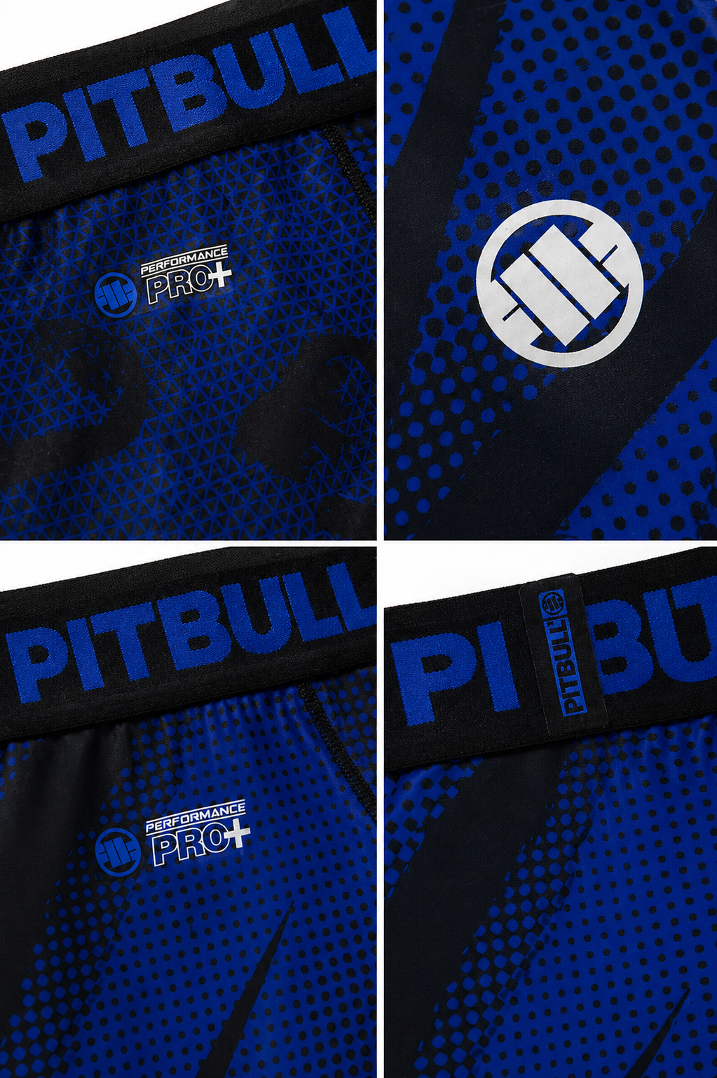 Pitbull West Coast Compression Shorts DOT CAMO 2 🩳🔥 Blue