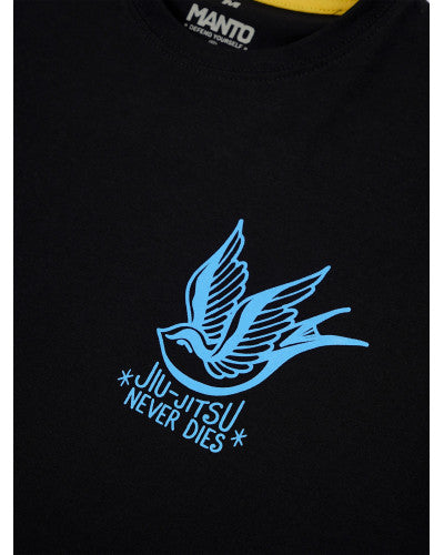 🥋 MANTO T-Shirt JJ Never Dies – BJJ Lifestyle Essential
