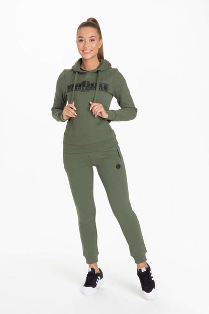 🥊 PIT BULL WEST COAST Women’s Hoodie Classic Boxing Olive
