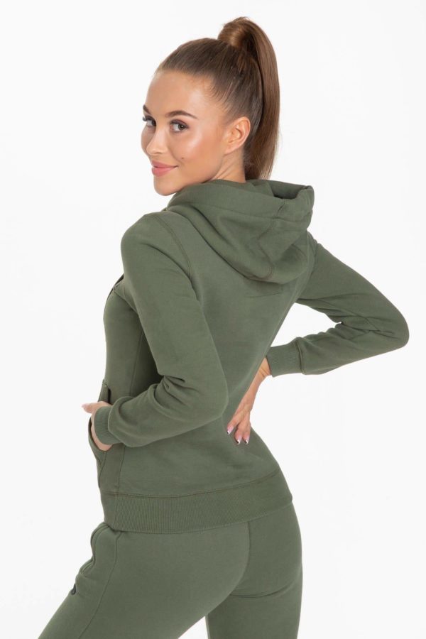 🥊 PIT BULL WEST COAST Women’s Hoodie Classic Boxing Olive