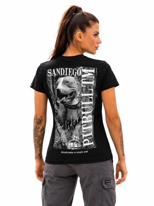 Pitbull West Coast Women’s T-Shirt “POSTER” 👩🔥