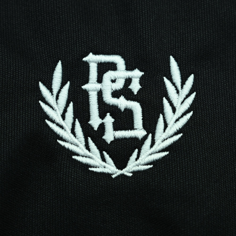 Pretorian "Line" Zip-Up Sweatshirt – Black