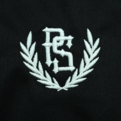Pretorian "Line" Zip-Up Sweatshirt – Black