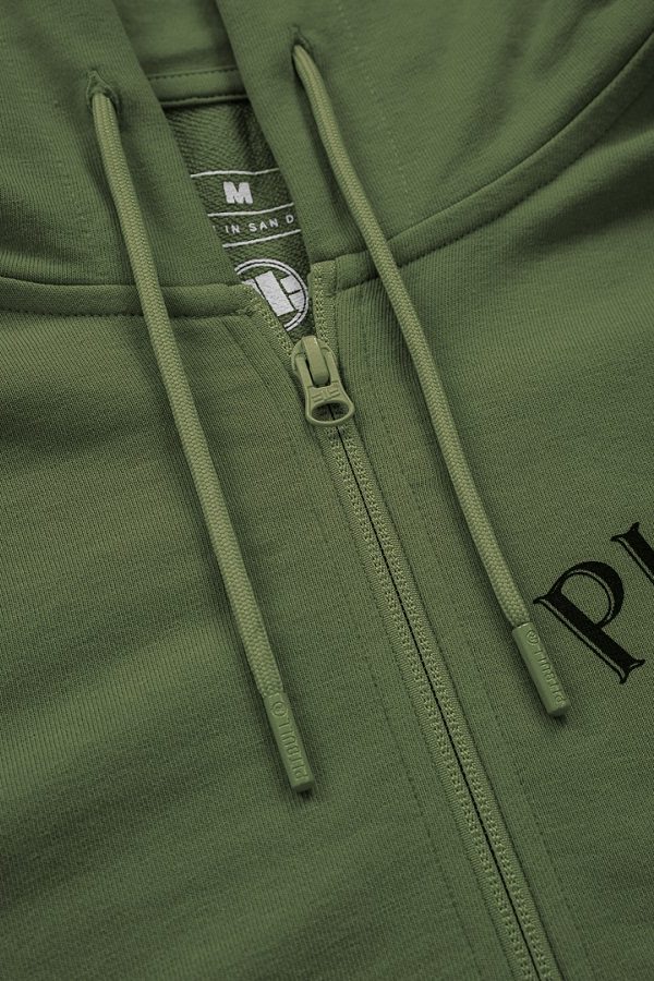 🖤 PIT BULL WEST COAST “San Diego 89” Hoodie Olive