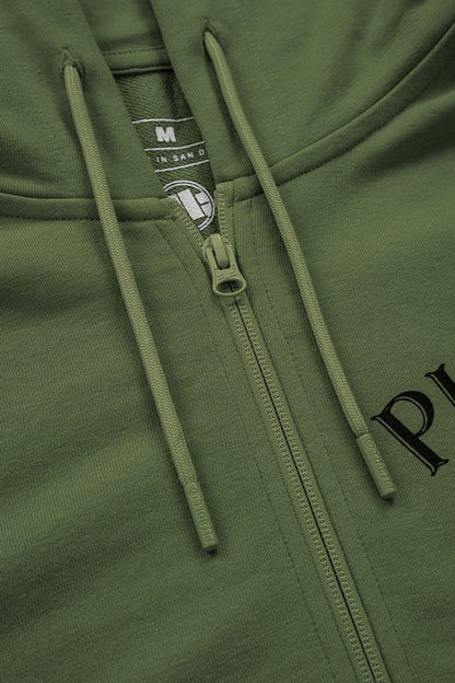🖤 PIT BULL WEST COAST “San Diego 89” Hoodie Olive