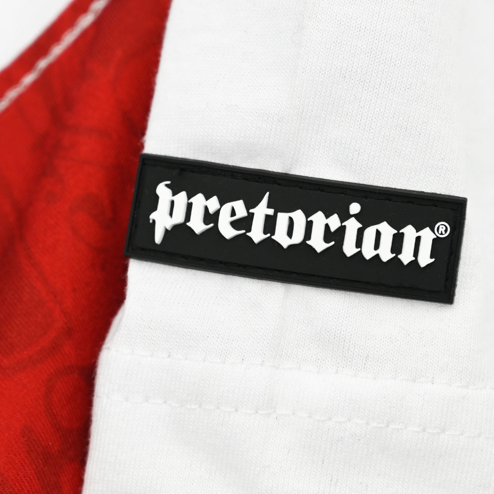 Pretorian T-Shirt “Troublemakers Panel” (White/Red) 🤍🔥