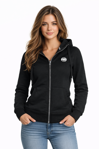 Pitbull West Coast Women’s Zip Hoodie SMALL LOGO 🔥