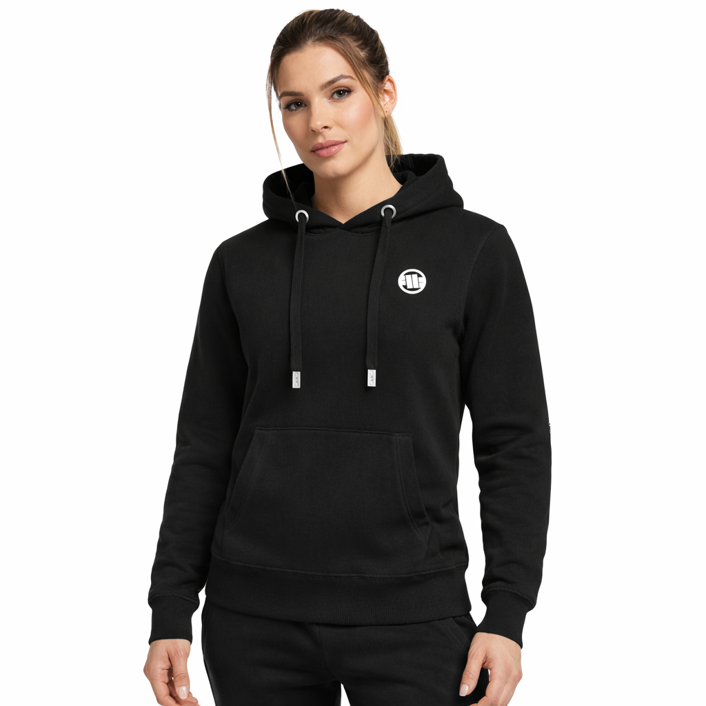 🖤 PIT BULL WEST COAST Women’s Hoodie Small Logo Black