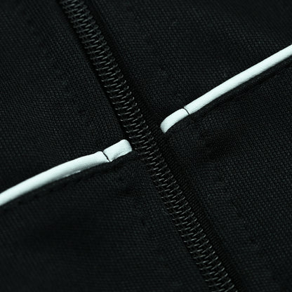 Pretorian "Line" Zip-Up Sweatshirt – Black