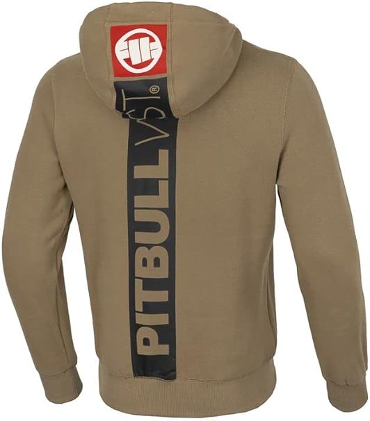 Pit Bull West Coast Hilltop Men’s Zip Hoodie Coyote Brown🔥🧥
