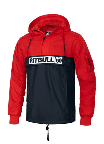 Pit Bull Men’s Transitional Kangaroo Jacket – Loring Red/Dark Navy