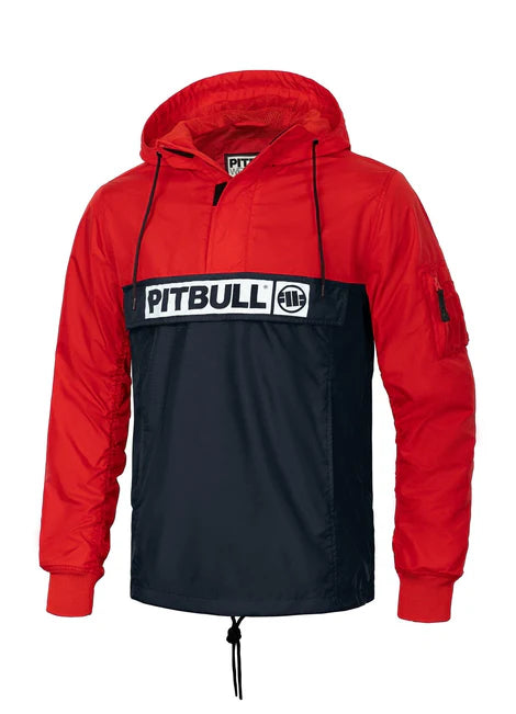 Pit Bull Men’s Transitional Kangaroo Jacket – Loring Red/Dark Navy