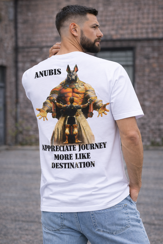 NARA-STYLE GOODS SERIES – ANUBIS T-SHIRT White