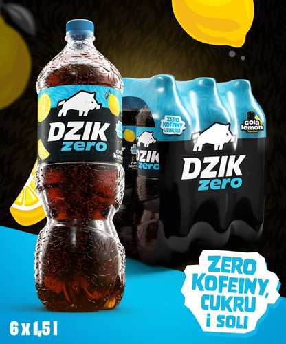 🥤🍋 WK DZIK ZERO COLA LEMON – 1.5L