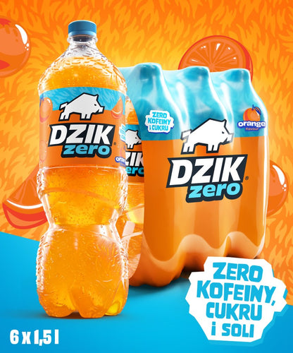 🍊🥤 WK DZIK ZERO ORANGE – 1.5L