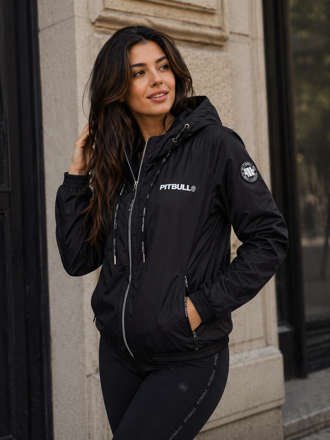 Pitbull West Coast Women’s Transitional Jacket DAHLIA II 🖤🌬️Black