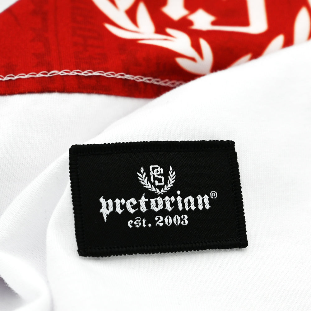 Pretorian T-Shirt “Troublemakers Panel” (White/Red) 🤍🔥