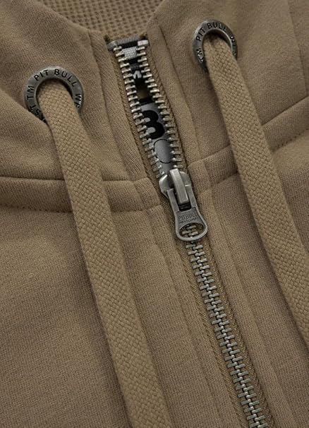 Pit Bull West Coast Hilltop Men’s Zip Hoodie Coyote Brown🔥🧥