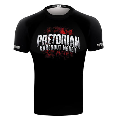 Pretorian Short Sleeve Rashguard – Black