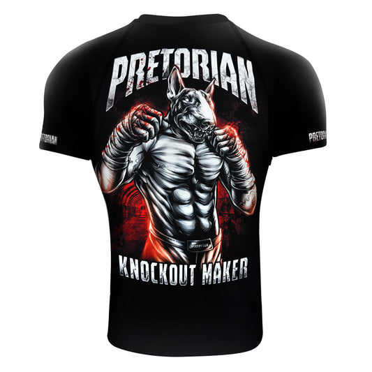Pretorian Short Sleeve Rashguard – Black