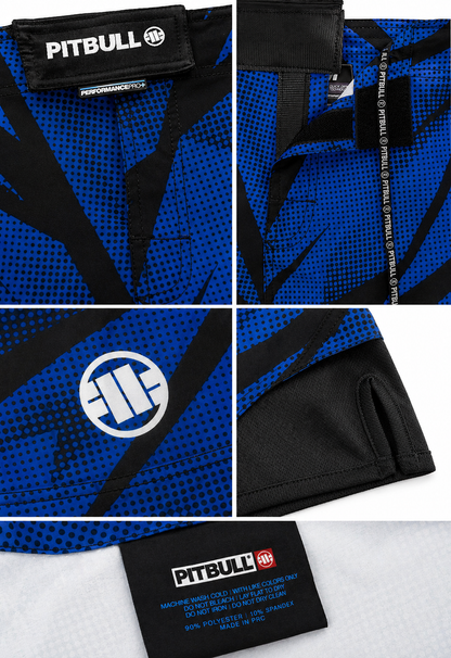 Pitbull West Coast Training Shorts Mesh DOT CAMO 2  🥊🔥 Blue