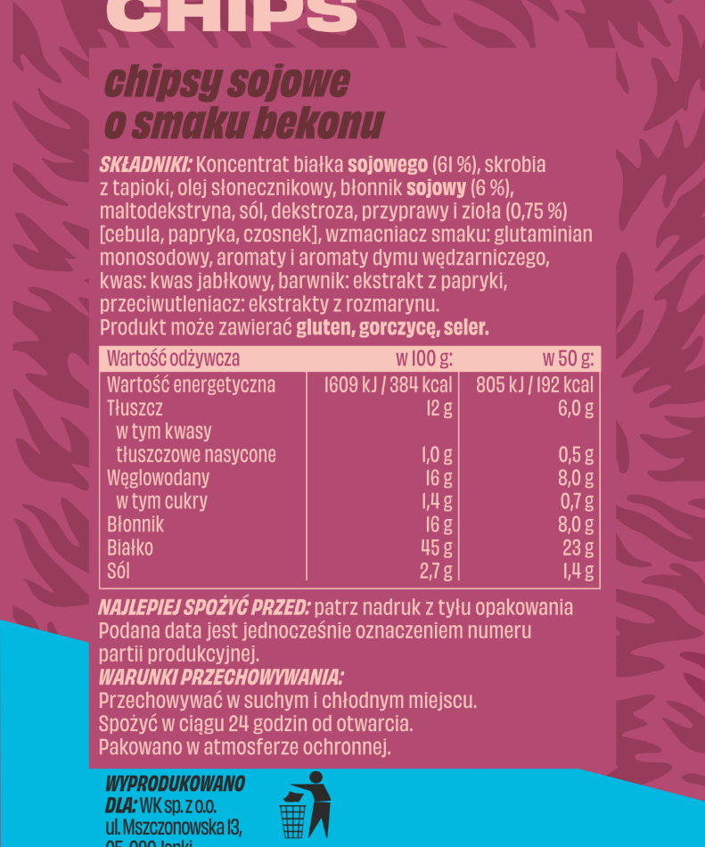 DZIK Soy Protein Chips – Bacon Flavour 🥓💪🔥