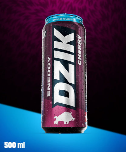 DZIK ENERGY Drink Cherry Flavour 🍒⚡🔥