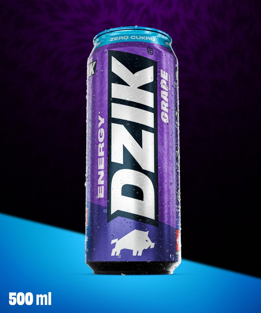 🍇⚡ WK DZIK Grape Energy Drink – Sugar Free