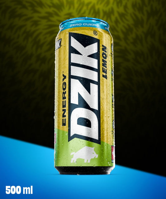 🍋⚡ WK DZIK Lemon Energy Drink – Sugar Free