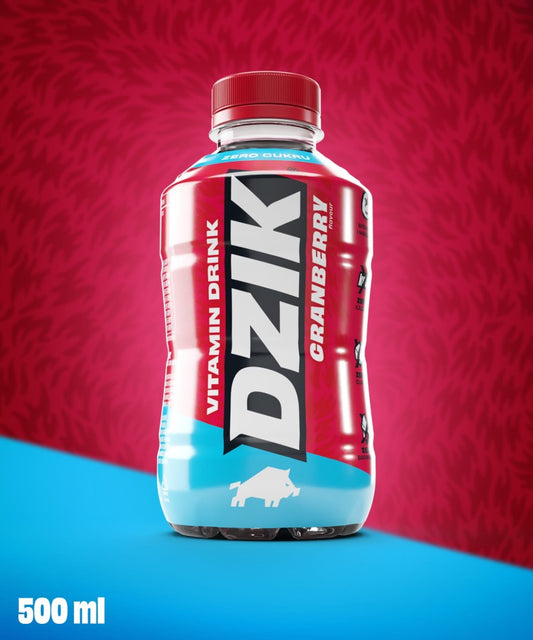🍒💧 WK DZIK Vitamin Drink – Cranberry 500 ml