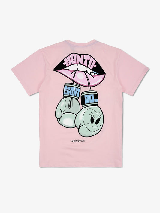 MANTO x KTOF T-SHIRT PINK