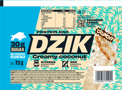 WK DZIK Protein Bar Coconut Caramel 🥥🍮💪