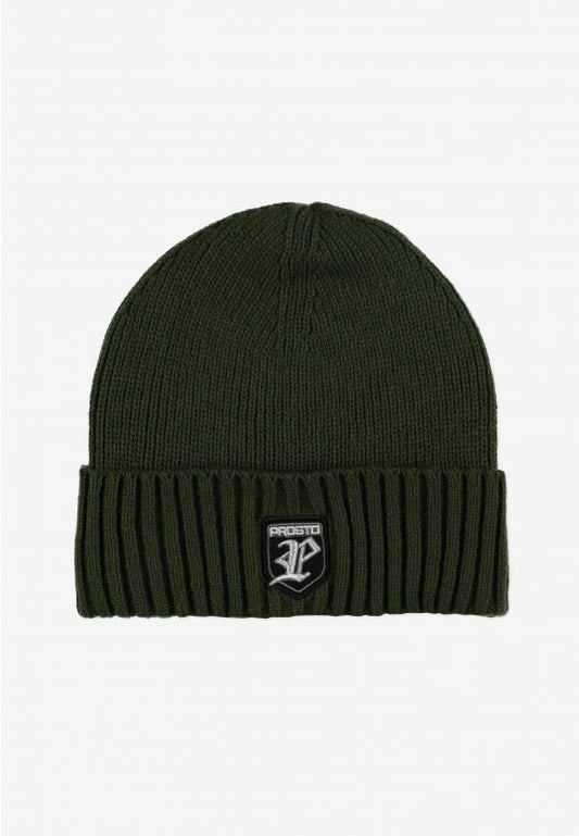 🫒 Prosto Winter Hat Shield Olive Green