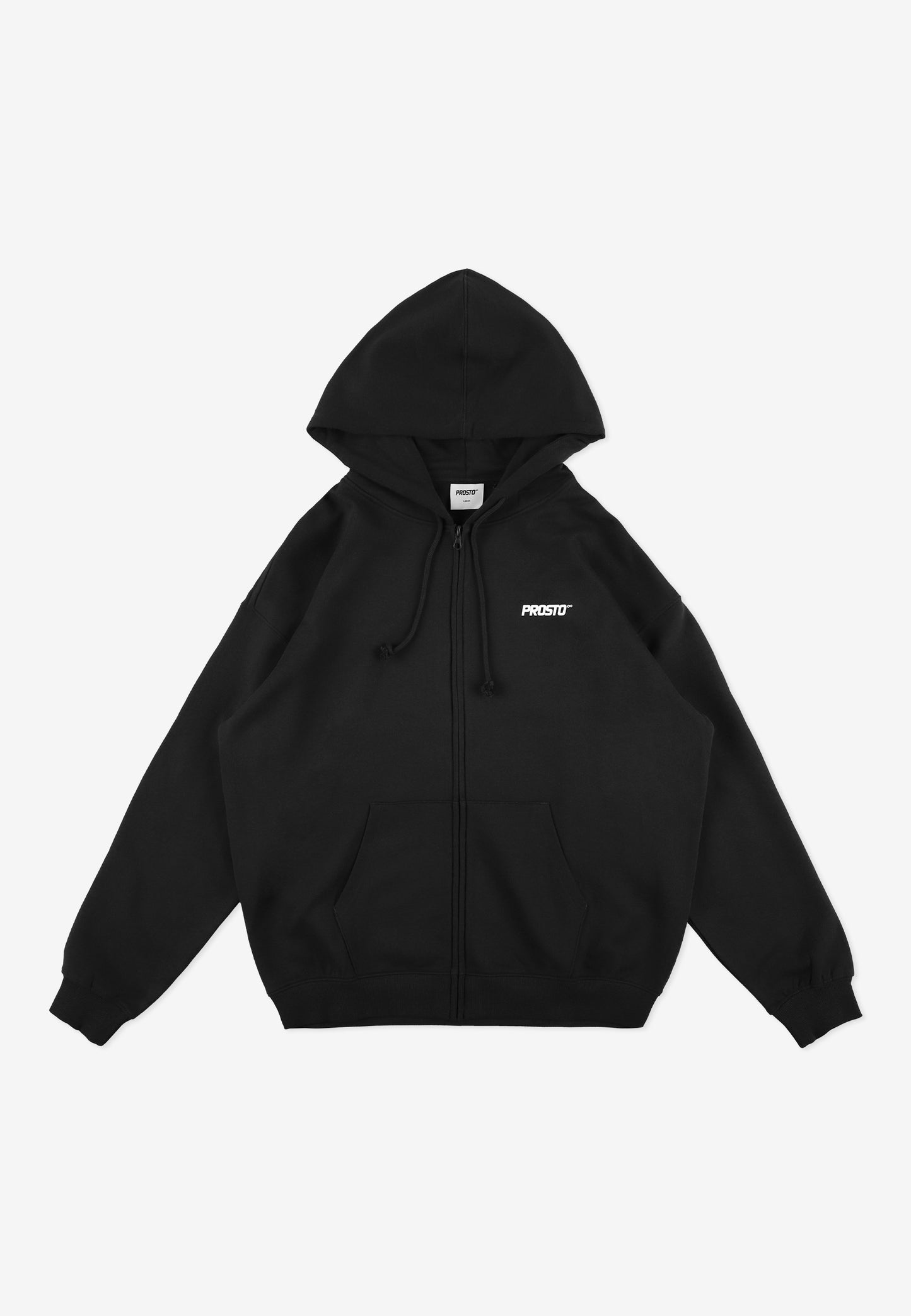 PROSTO – Zip Hoodie Logo Gray ⚫✨