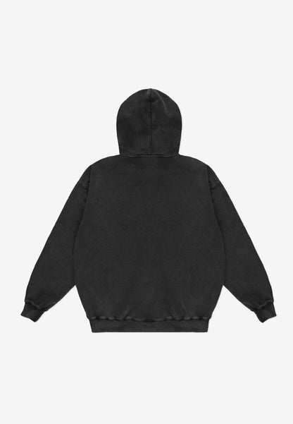 🖤 Prosto Zip Hoodie Team Washed Black