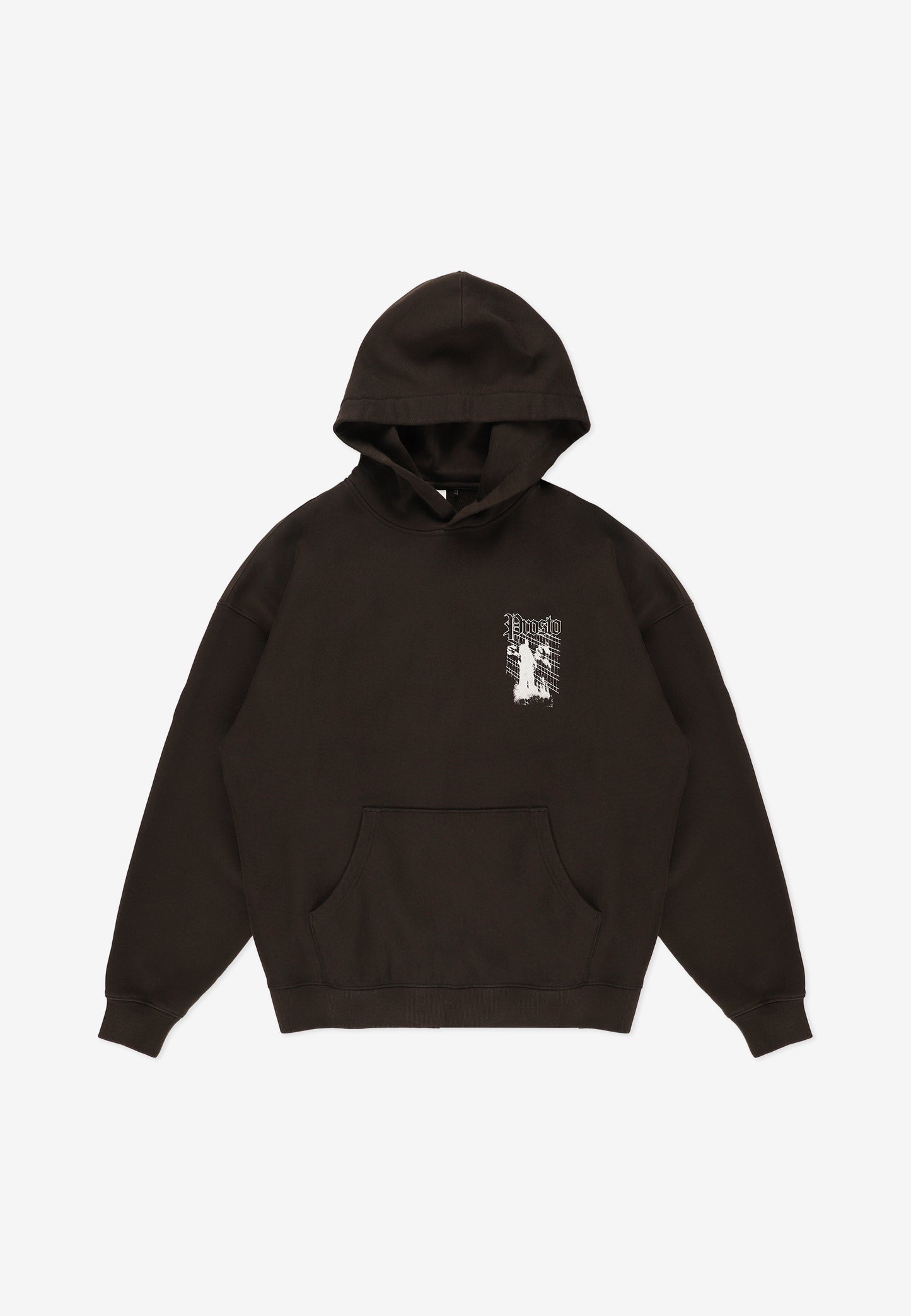 PROSTO – Hoodie Shadow Washed Black 🖤⚡