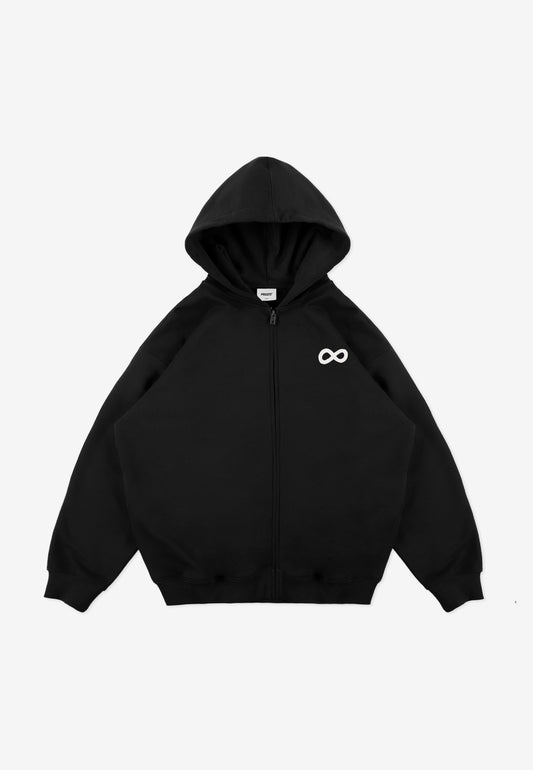 ♾️ Prosto Zip Hoodie Infinity Black
