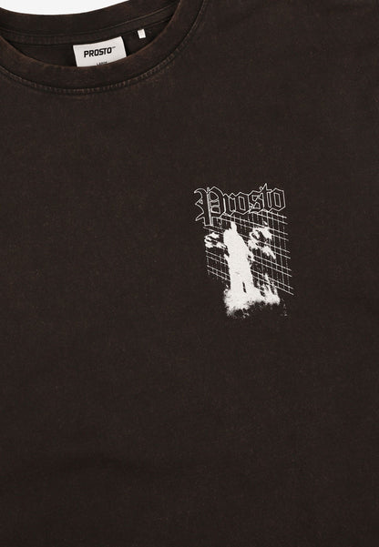 🖤 Prosto T-shirt Shadow Washed Black