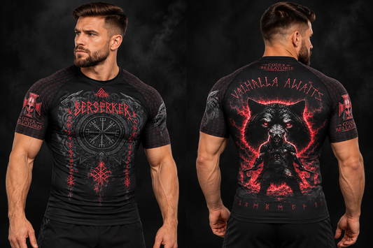 ⚔️ CODEX BELLATORIS BERSERKER Short Sleeve Rashguard