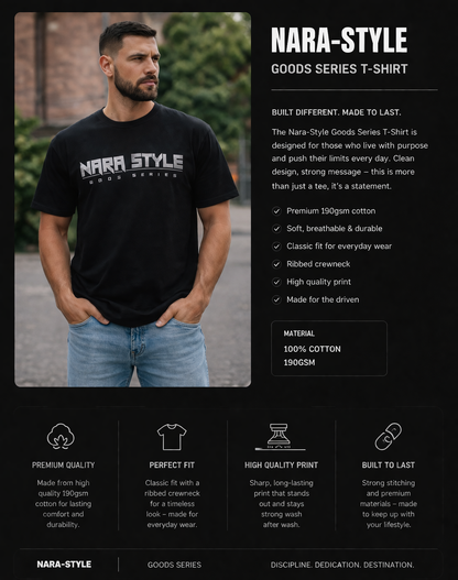 NARA-STYLE GOODS SERIES – ANUBIS T-SHIRT | 190GSM