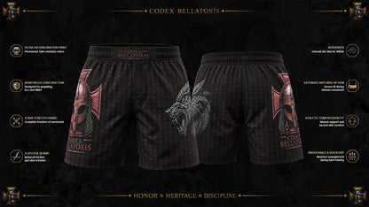 ⚔️ CODEX BELLATORIS BERSERKER Performance Shorts