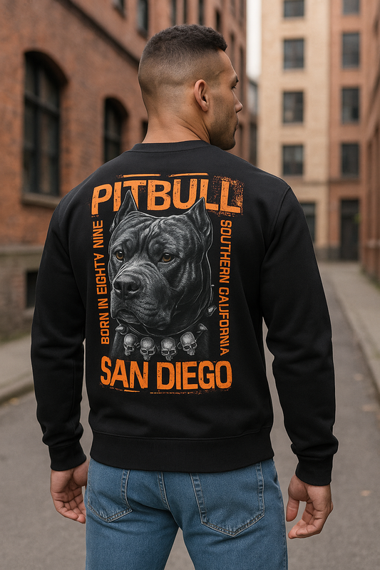 PIT BULL WEST COAST – Men’s Sweatshirt BLACKY 🖤