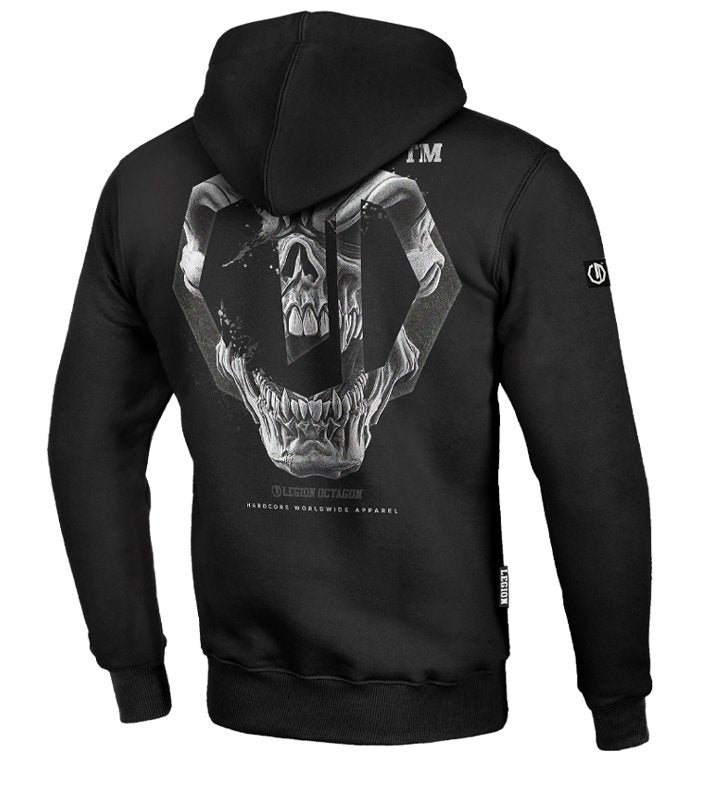 OCTAGON&nbsp;– Skull Hoodie Black 🖤💀