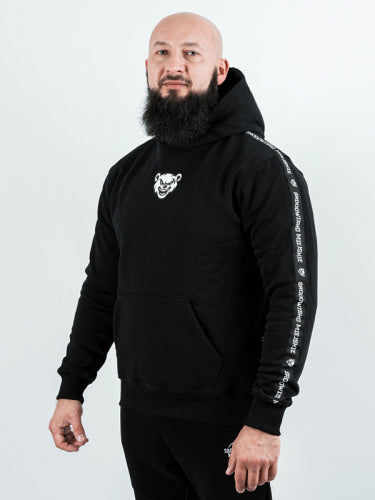 Hoodie Miś Lampas – Black | Środowisko Miejskie