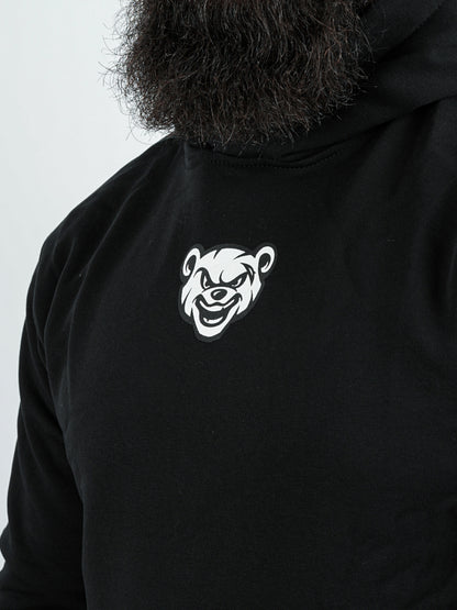 Hoodie Miś Lampas – Black | Środowisko Miejskie