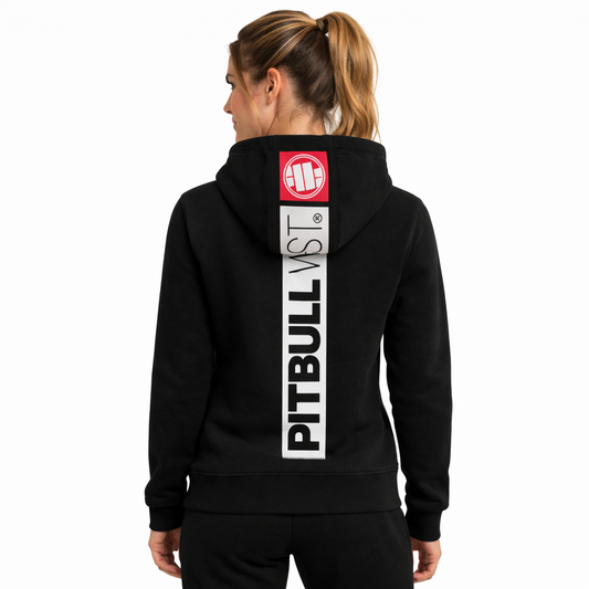 💪 Pitbull West Coast Women’s Zip Hoodie HILLTOP Black