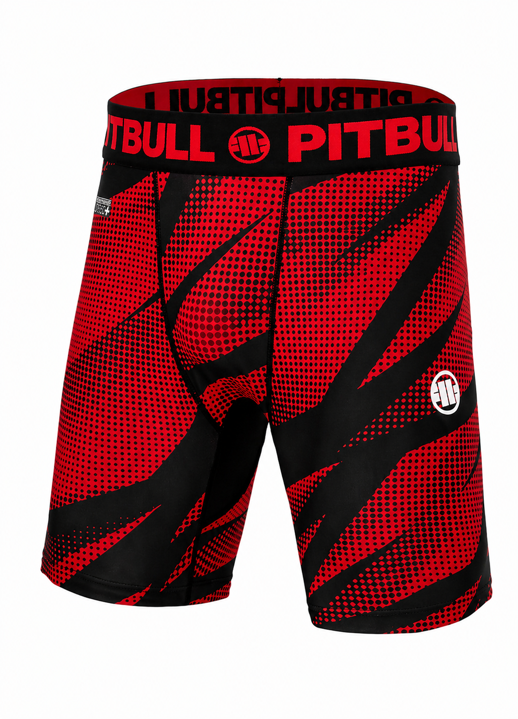 Pitbull West Coast Compression Shorts DOT CAMO 2 🩳🔥 Red