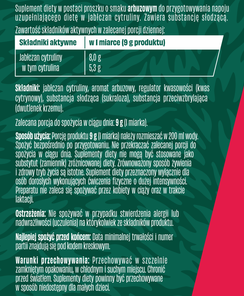 🍉💪 DZIK® Watermelon Citrulline Malate