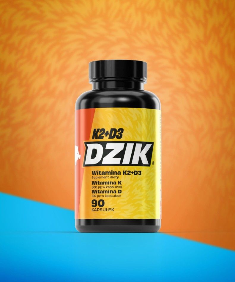 💊☀️ WK DZIK Vitamin K2 + D3 – 90 Capsules
